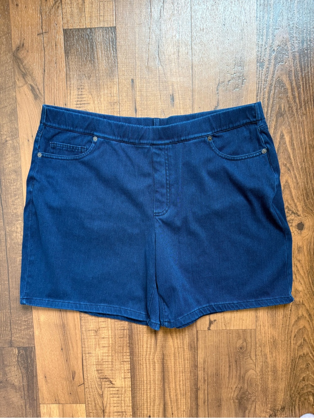 Lands' End Dark Blue Denim Shorts